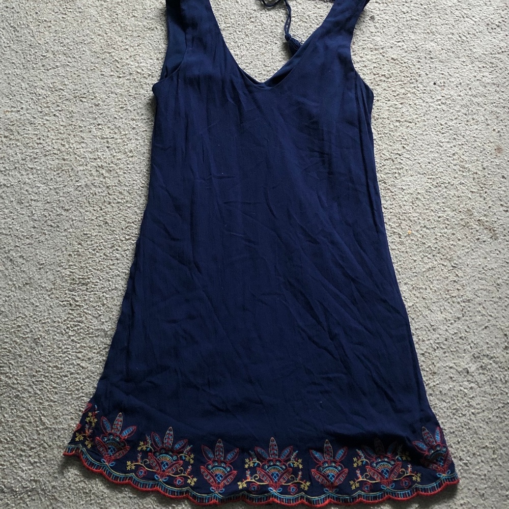 Cute Embroidered Shift Dress